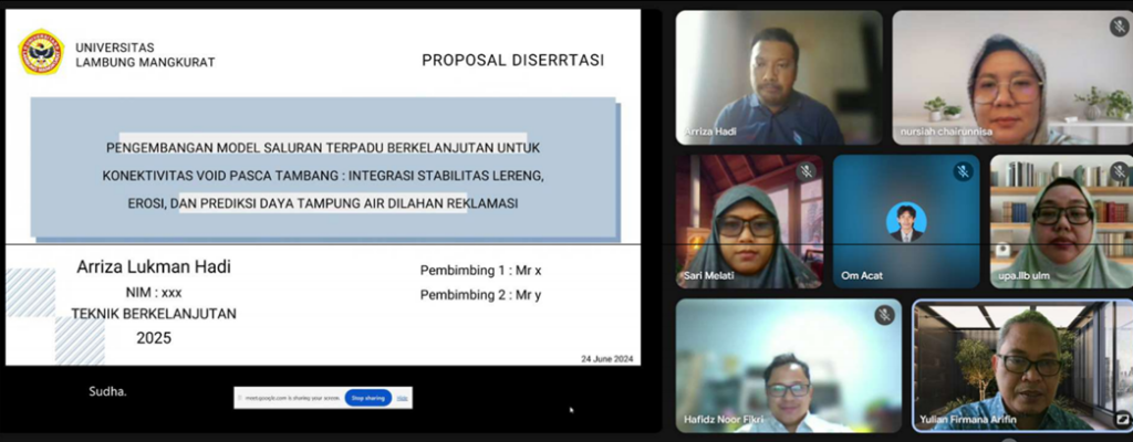 Program Doktor Teknik Berkelanjutan Laksanakan Ujian Materi Bidang Penerimaan Mahasiswa Angkatan Pertama